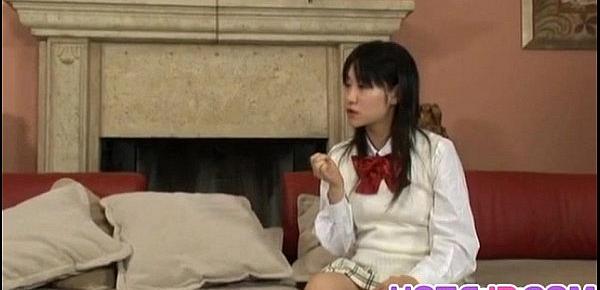  Aimi Shirase in interracial threesome